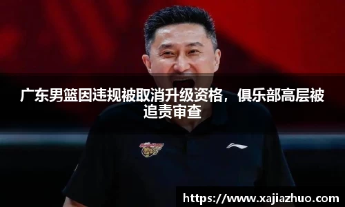 广东男篮因违规被取消升级资格，俱乐部高层被追责审查