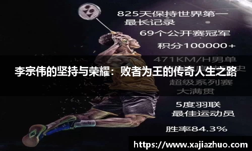 李宗伟的坚持与荣耀：败者为王的传奇人生之路