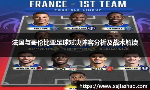 法国与哥伦比亚足球对决阵容分析及战术解读